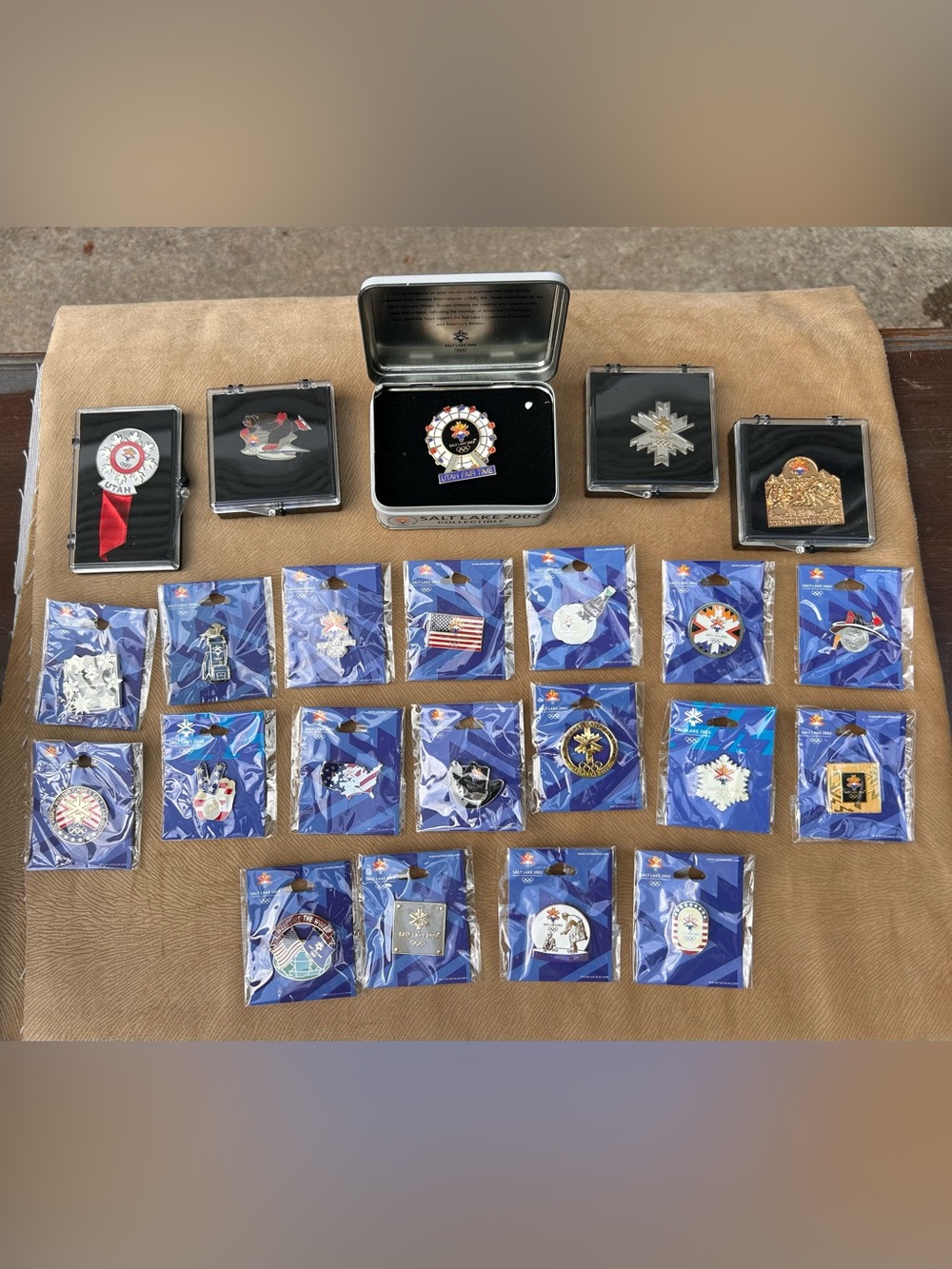 2002 Salt Lake City Winter Olympic Pins